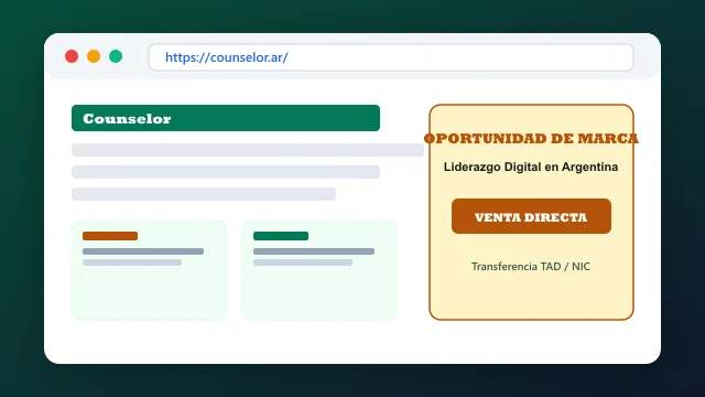 Modelo de aplicación comercial y proyectos digitales para counselor.ar